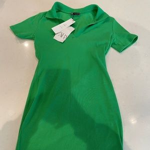 New With Tags: Zara Green Dress (No longer sold/Rare)